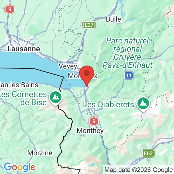 Prévisualisation de la carte