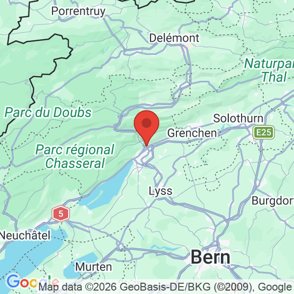 Prévisualisation de la carte