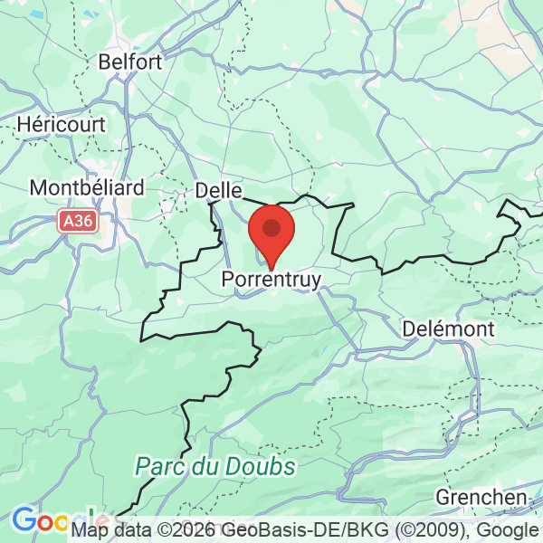 Prévisualisation de la carte
