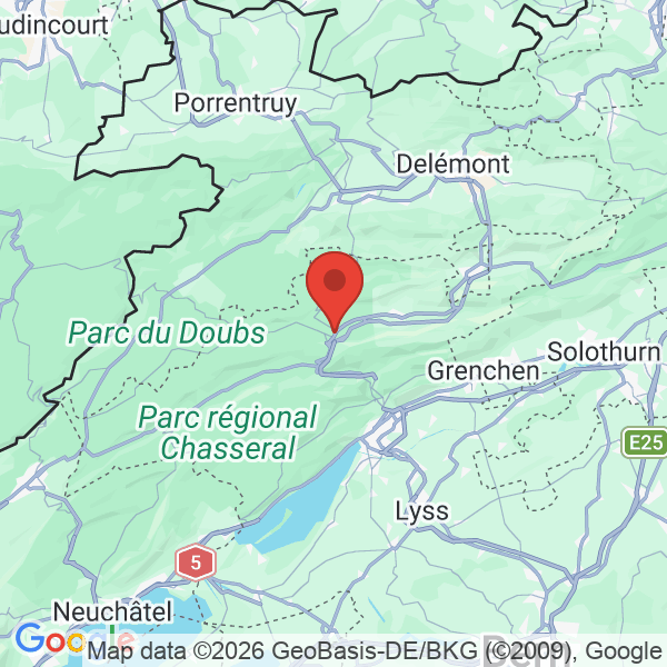 Prévisualisation de la carte
