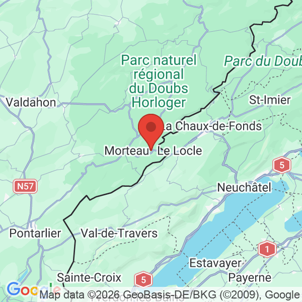 Prévisualisation de la carte