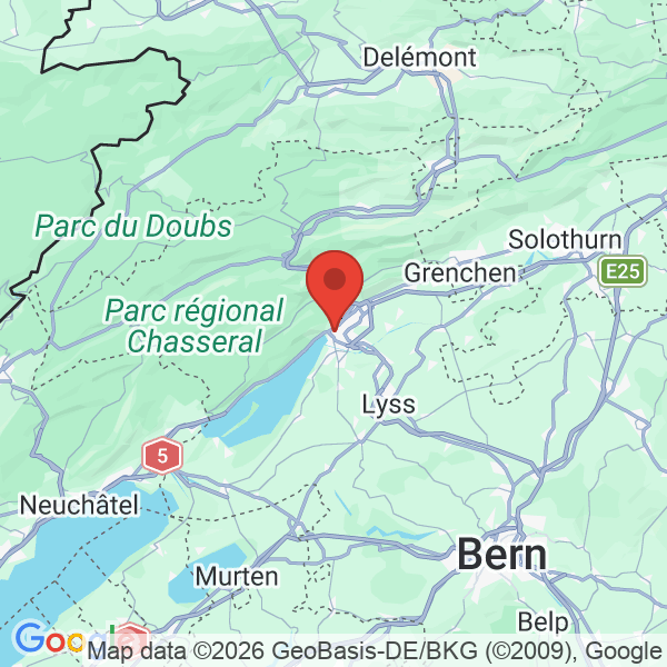 Prévisualisation de la carte