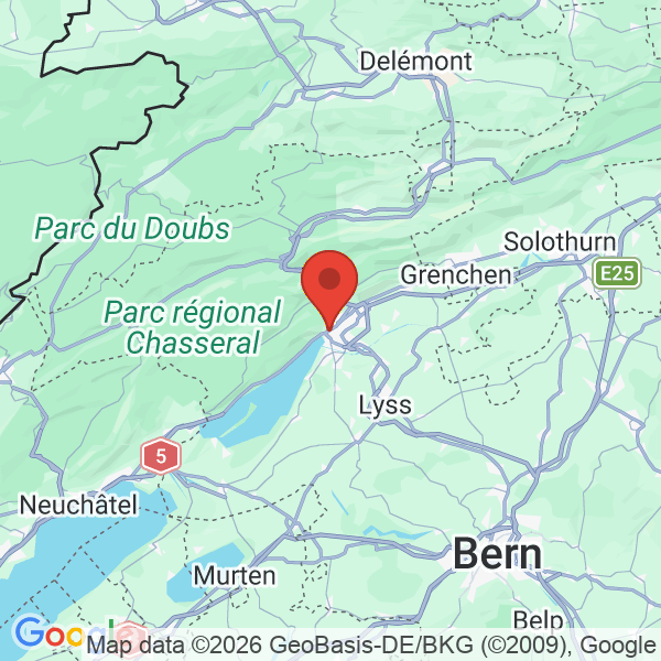 Prévisualisation de la carte