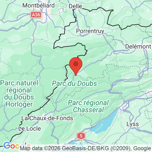 Prévisualisation de la carte