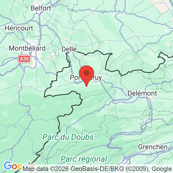Prévisualisation de la carte