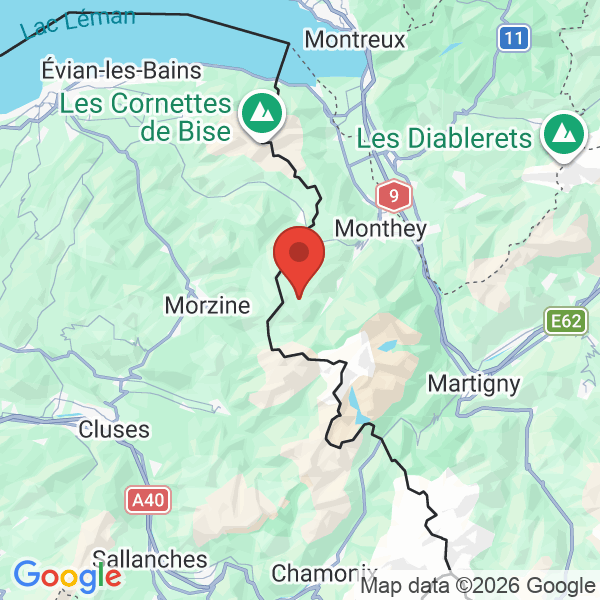 Prévisualisation de la carte