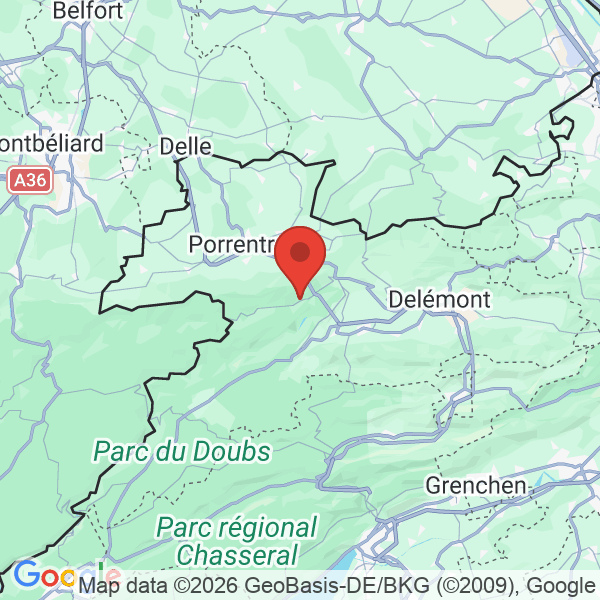 Prévisualisation de la carte