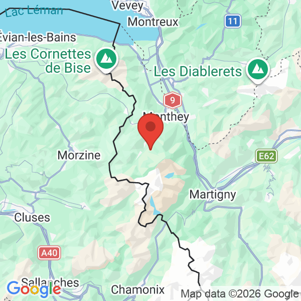 Prévisualisation de la carte
