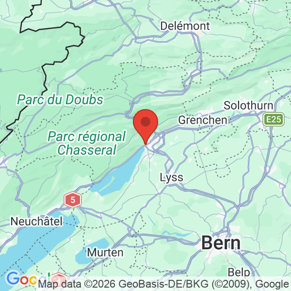 Prévisualisation de la carte