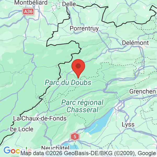 Prévisualisation de la carte