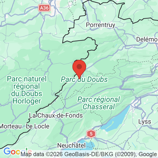 Prévisualisation de la carte