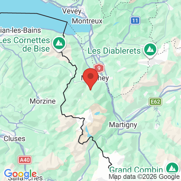 Prévisualisation de la carte