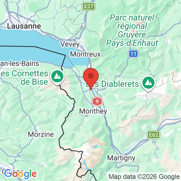 Prévisualisation de la carte