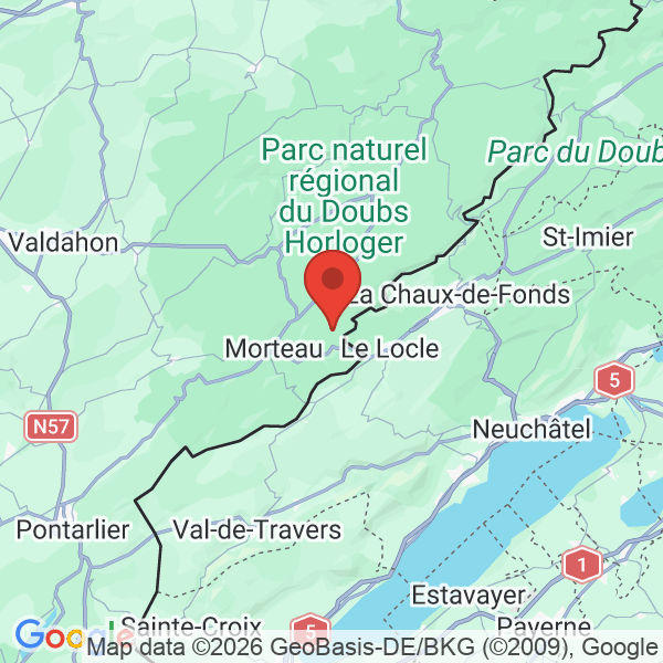 Prévisualisation de la carte