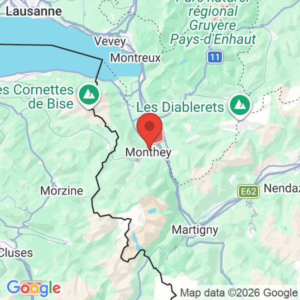 Prévisualisation de la carte