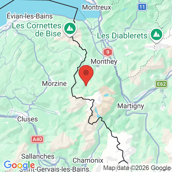 Prévisualisation de la carte