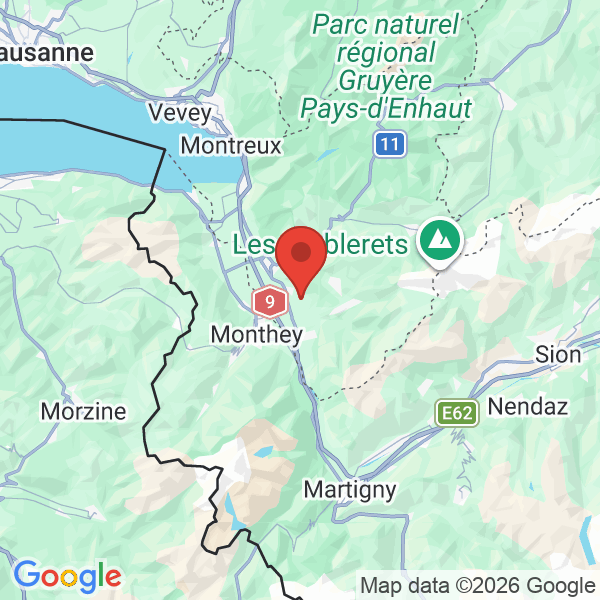 Prévisualisation de la carte
