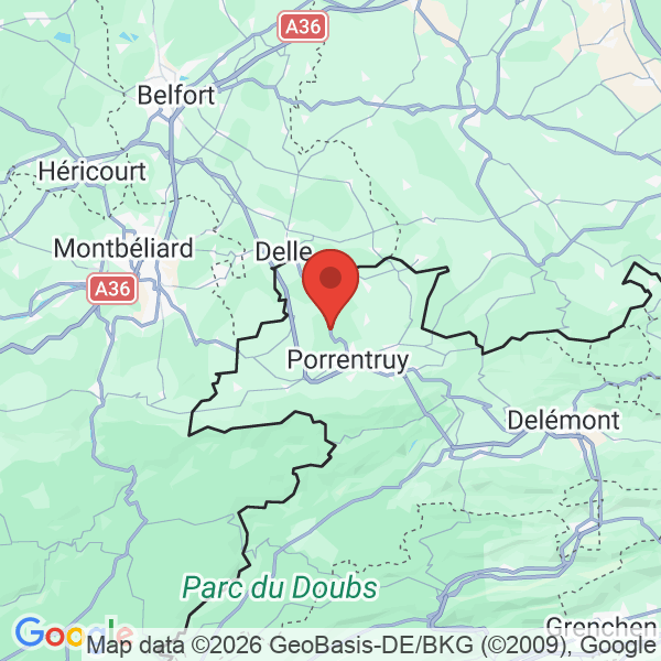 Prévisualisation de la carte