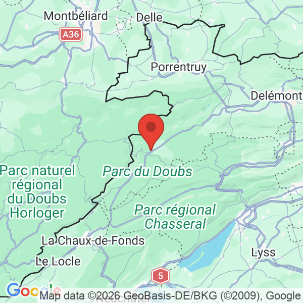 Prévisualisation de la carte