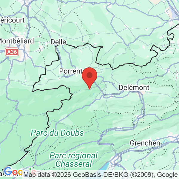 Prévisualisation de la carte