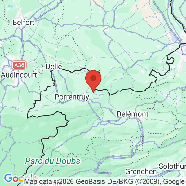 Prévisualisation de la carte
