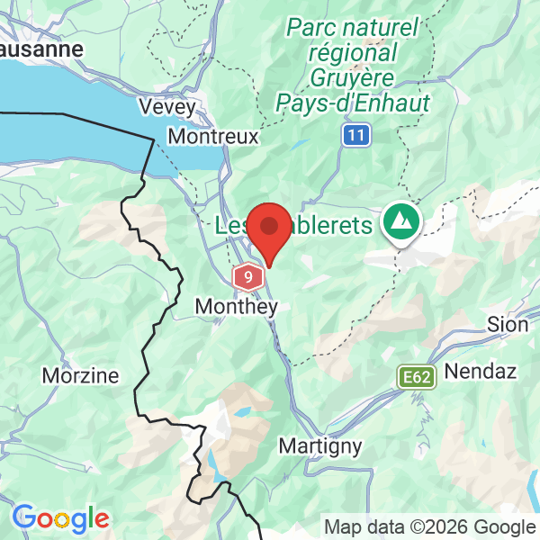 Prévisualisation de la carte