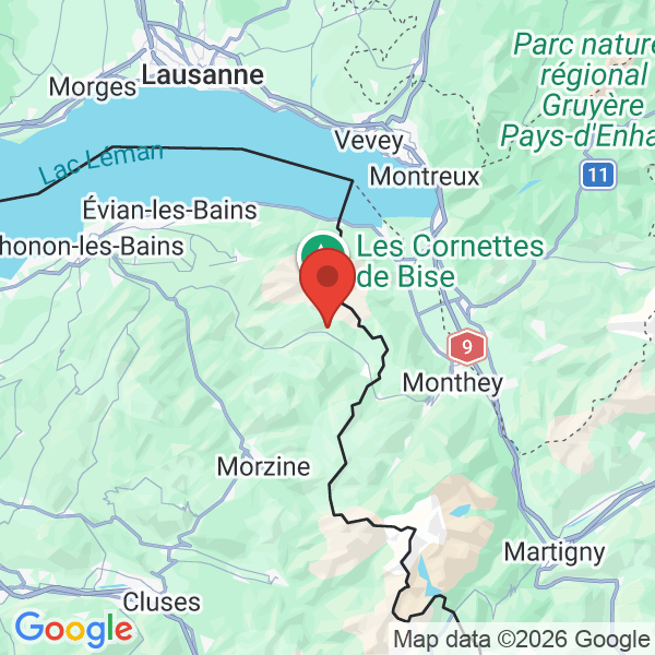 Prévisualisation de la carte