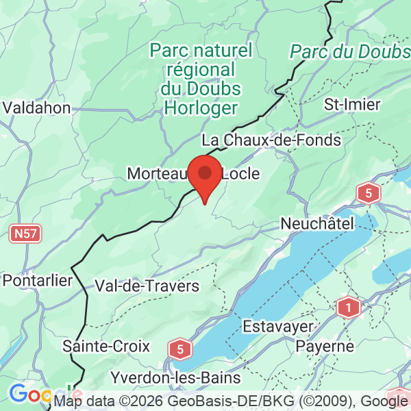Prévisualisation de la carte