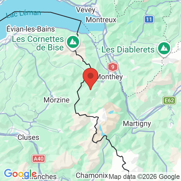 Prévisualisation de la carte