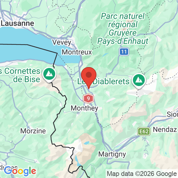 Prévisualisation de la carte