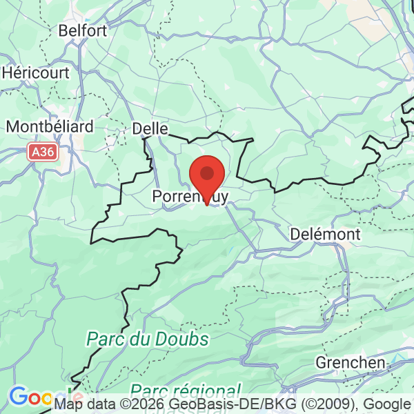 Prévisualisation de la carte