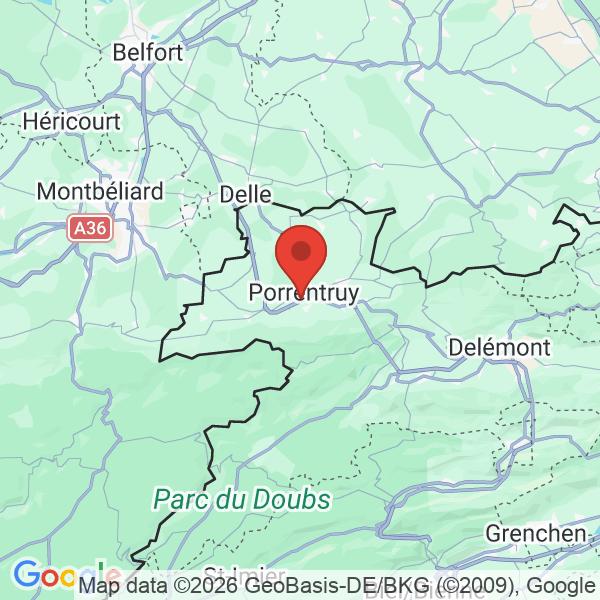Prévisualisation de la carte