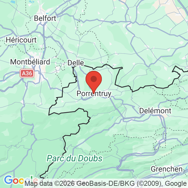 Prévisualisation de la carte
