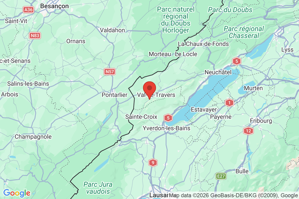 Prévisualisation de la carte