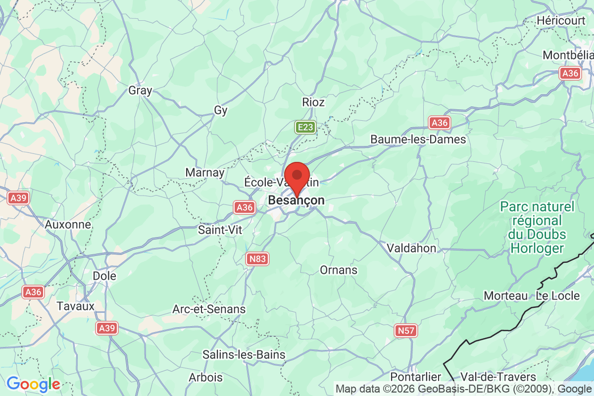 Prévisualisation de la carte