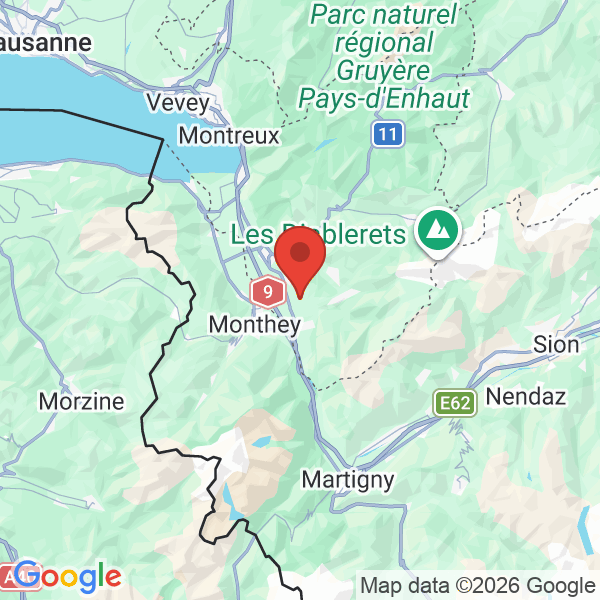 Prévisualisation de la carte